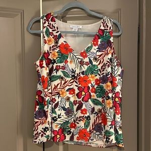 Floral Sleeveless Blouse